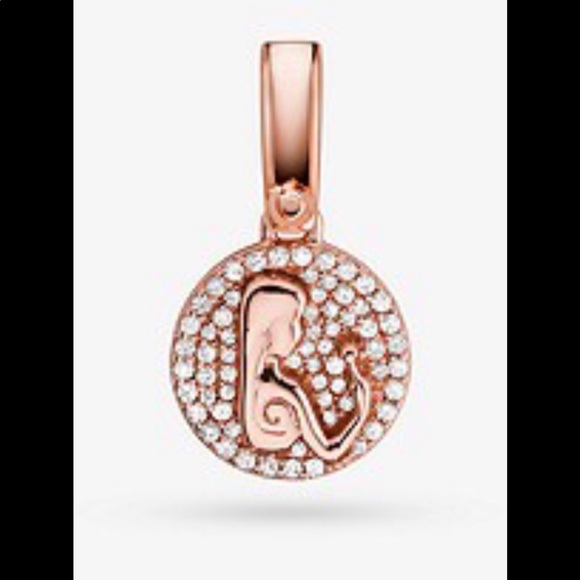 NWT Michael Kors Pave Virgo Zodiac Charm Necklace - Picture 3 of 6
